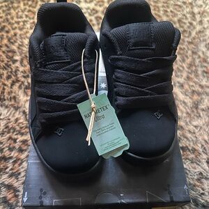 DC Kids All-Black Sneakers